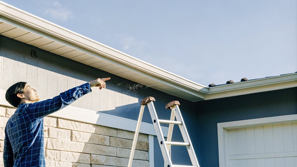 gutters showing clear issues