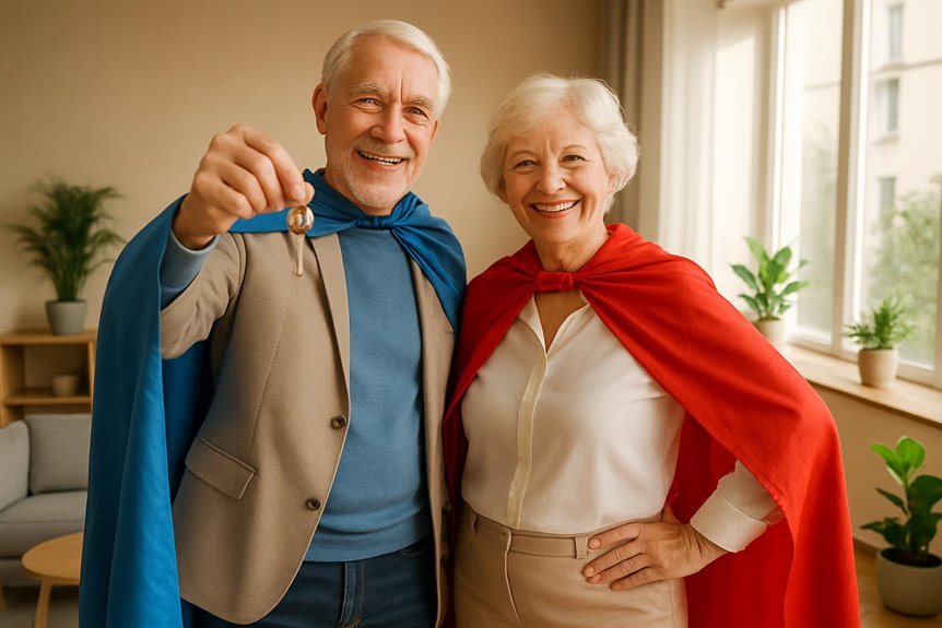retirement superhero home identity