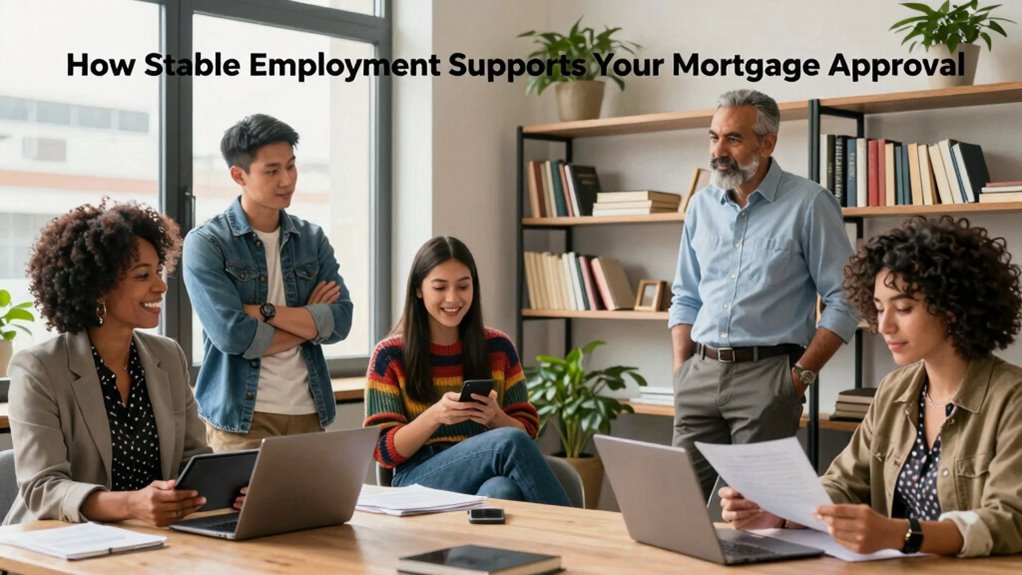 stable job equals mortgage approval