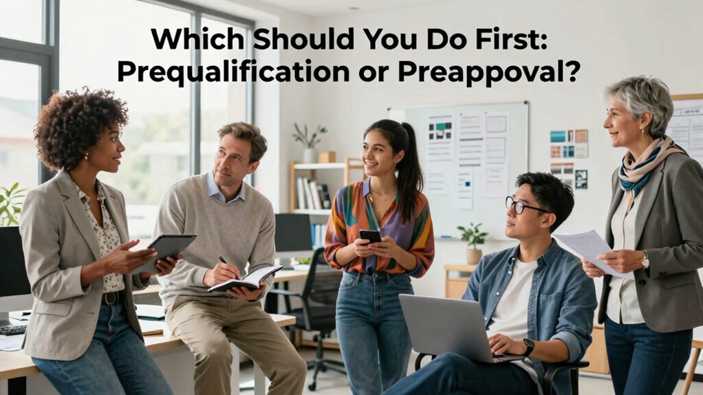 start with prequalification first